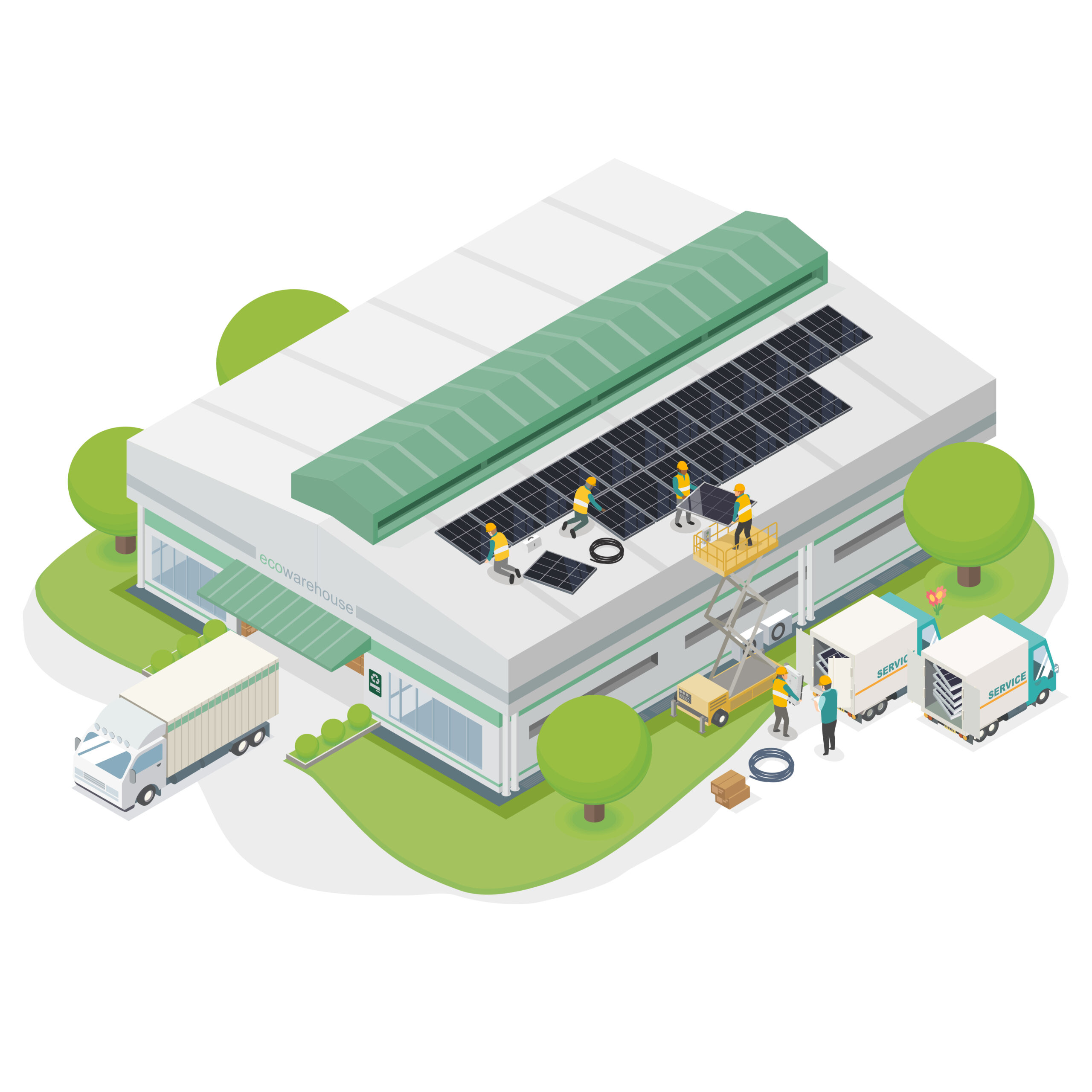 eco warehouse solar installer